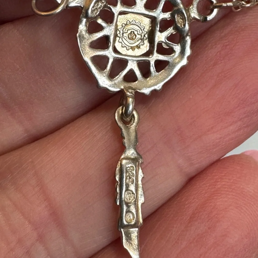 925 Harley Davidson Dream Catcher Necklace